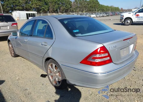 2003 Mercedes-Benz C 230 Kompressor Sport from USA, damaged, VIN WDBRF40J83F384826
